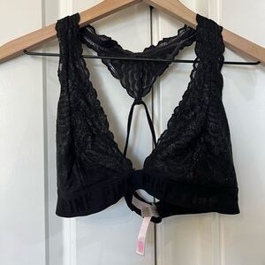Victoria’s Secret PINK black lace bra size medium women’s